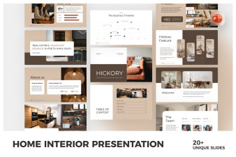 Home Interior Product PowerPoint Template